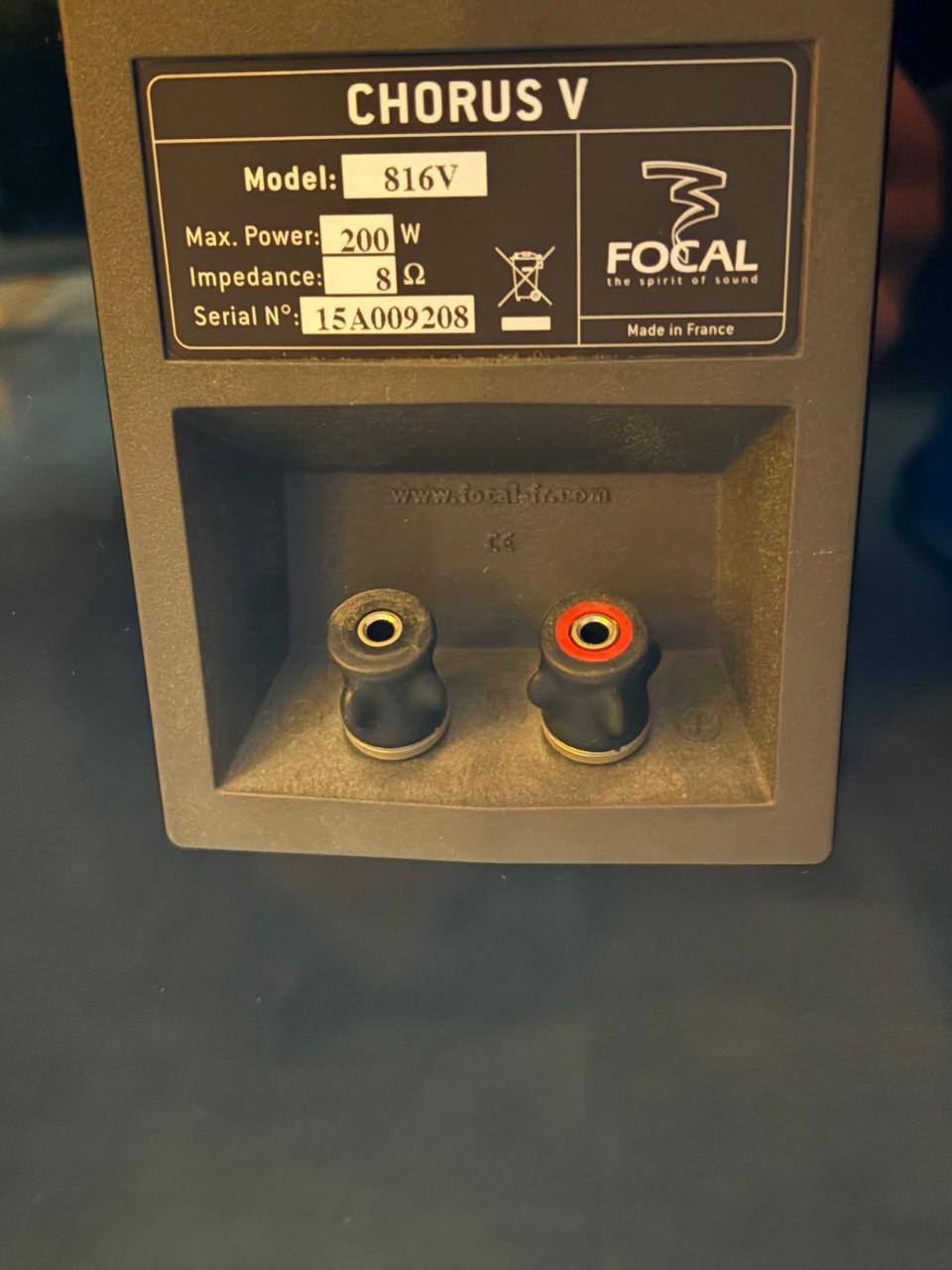 Focal Chorus 816 V set vloerstaande luidsprekers