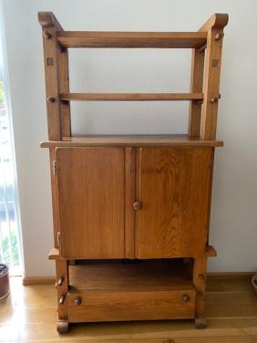 Handgemaakte massief eiken kaas/tv kast