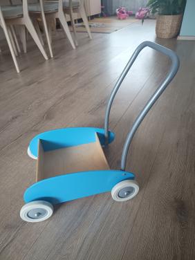 IKEA UPPSTÅ loopwagen / houten duwwagen