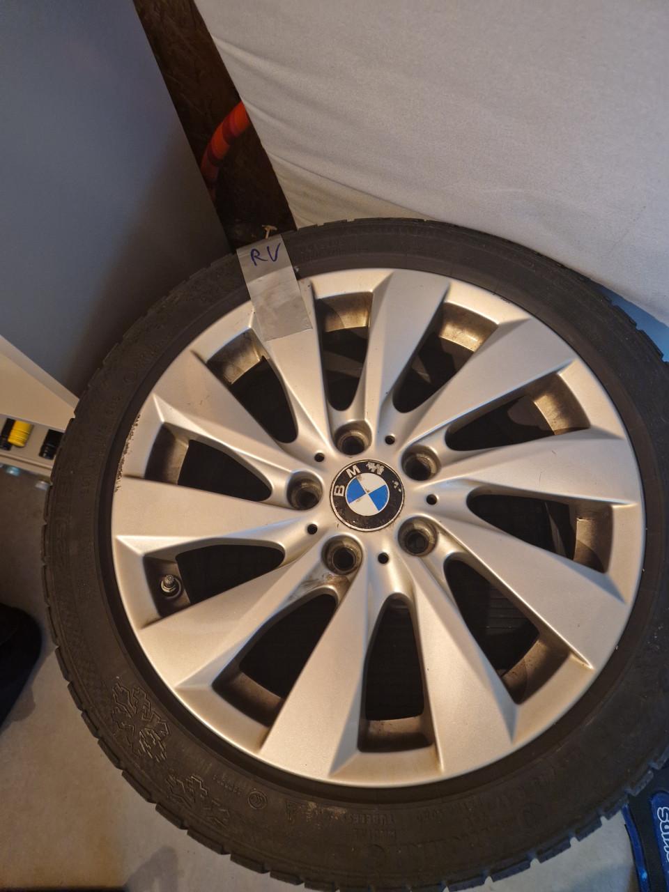 Winterbanden op velg bmw 1serie f21 tmps