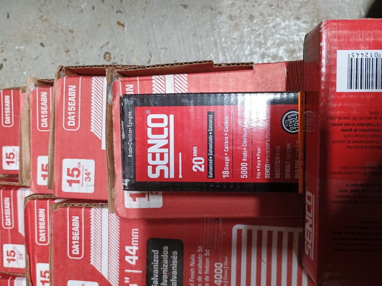 Senco spijkers verschillende maten