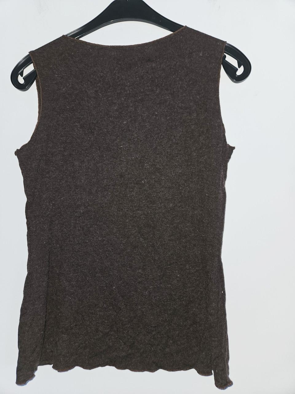 SÀBETH: Nieuw 3-delig set teer gebreid in bruin maat 46