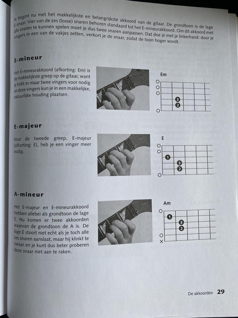 Boek basiskennis elektrische gitaar
