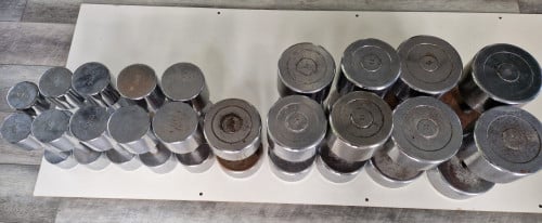 Dumbells, gewichten, halters