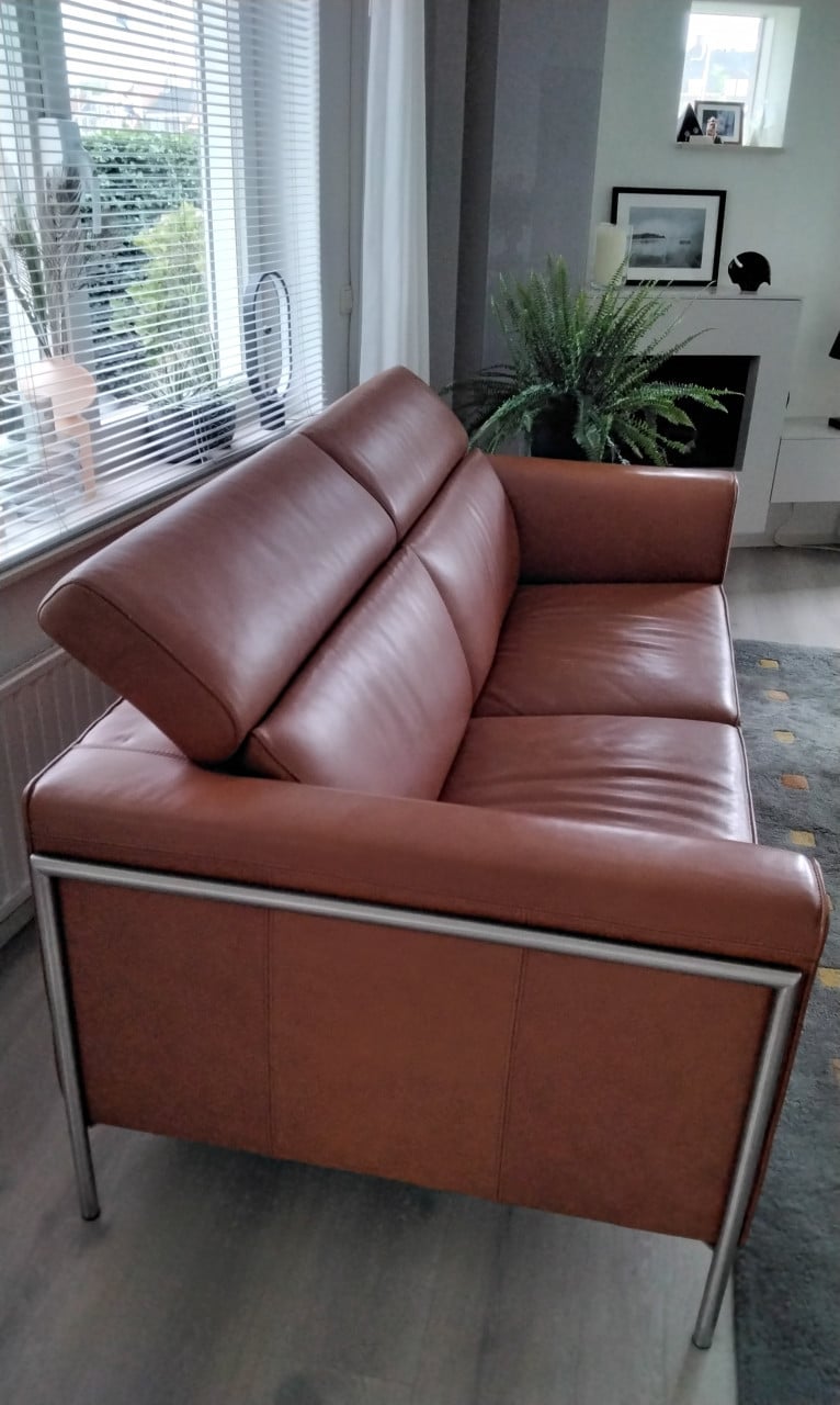 Z.g.a.n. leren bank
