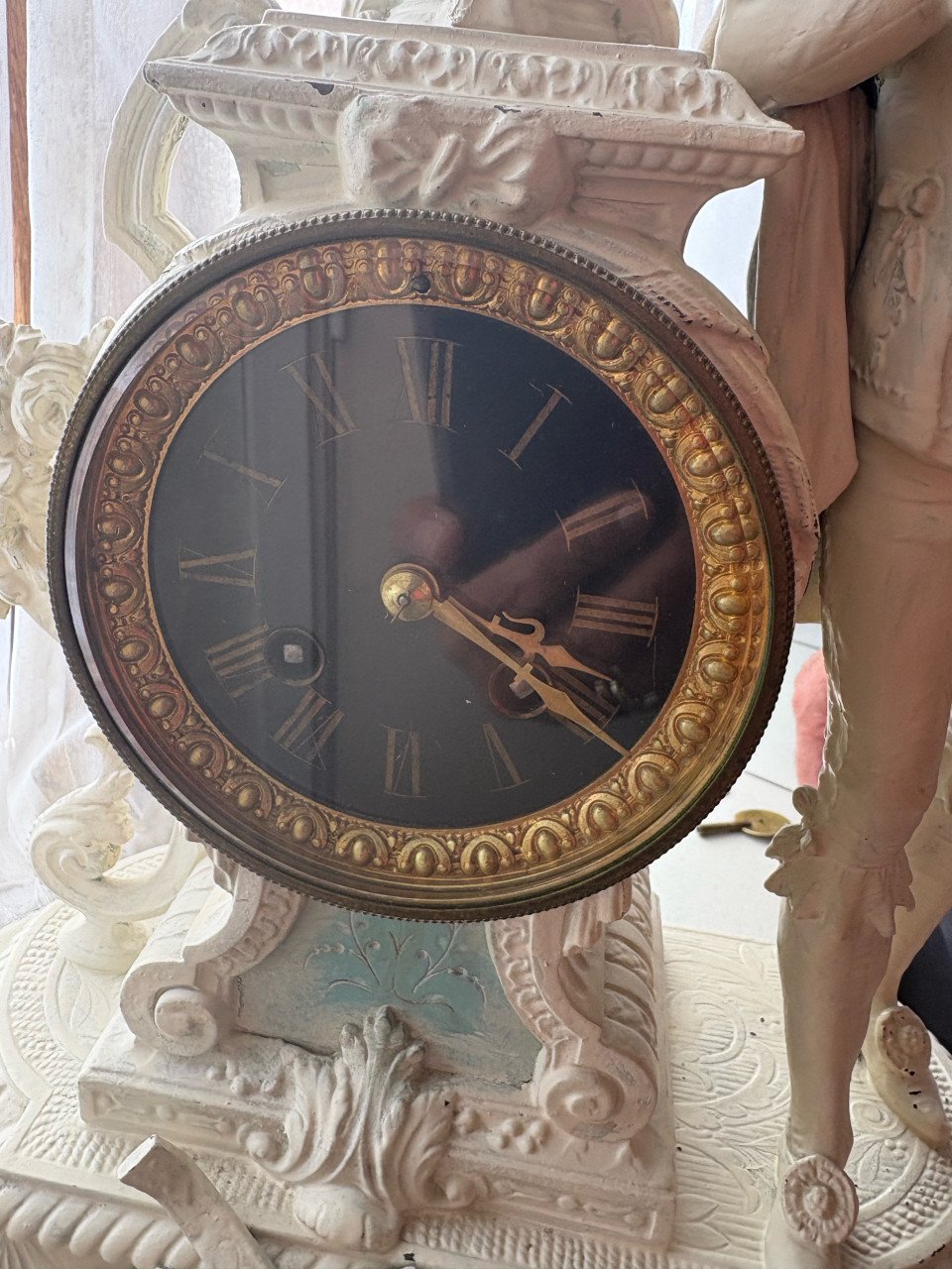 Vintage pendule,  of schoorsteenklok.