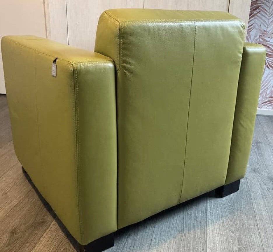 Zacht leren fauteuil