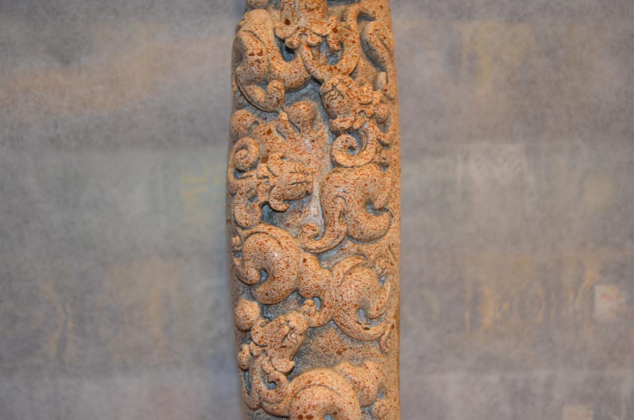 Chinees Boedhistische Ruyi scepter nefriet, 20e eeuw ipst.