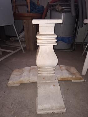 Tafelpoot groot with wash