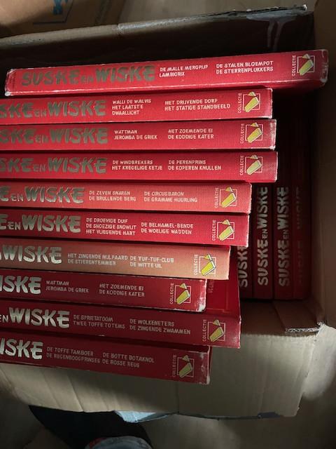 26 st. Stripboeken van Suske en Wiske met harde kaft