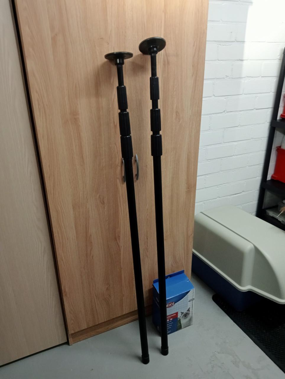 Telescopische stangen voor bv balkon