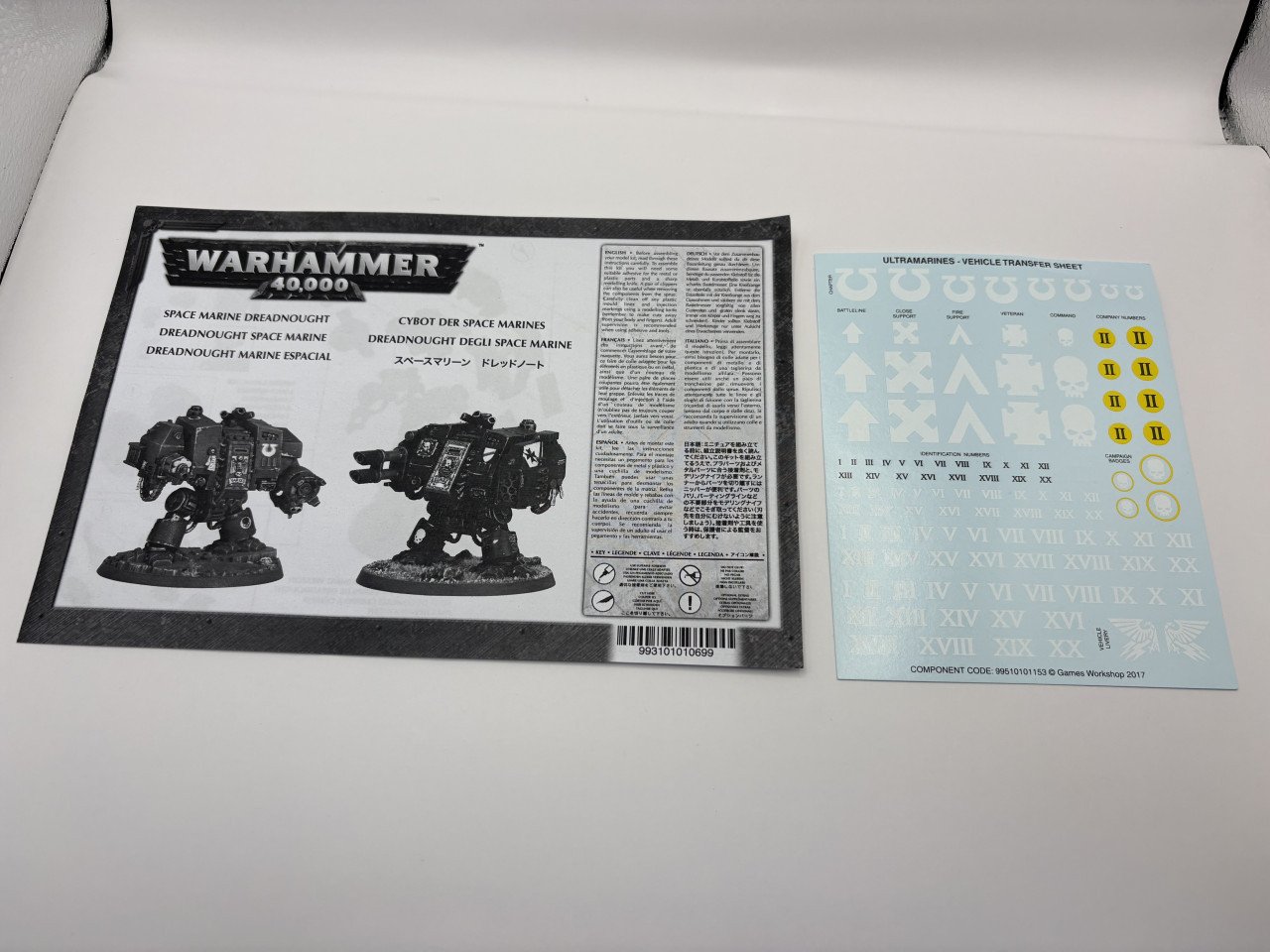 Warhammer 40.000 (40k) Space Marines - Dreadnought (uit productie)