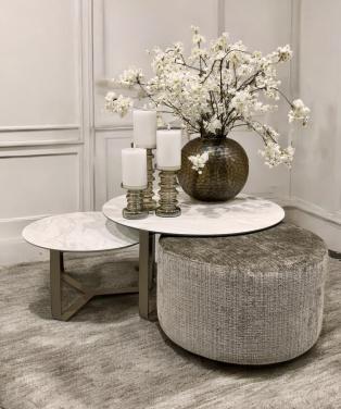 Set van 2 nieuwe salontafels (80 cm & 60 cm)