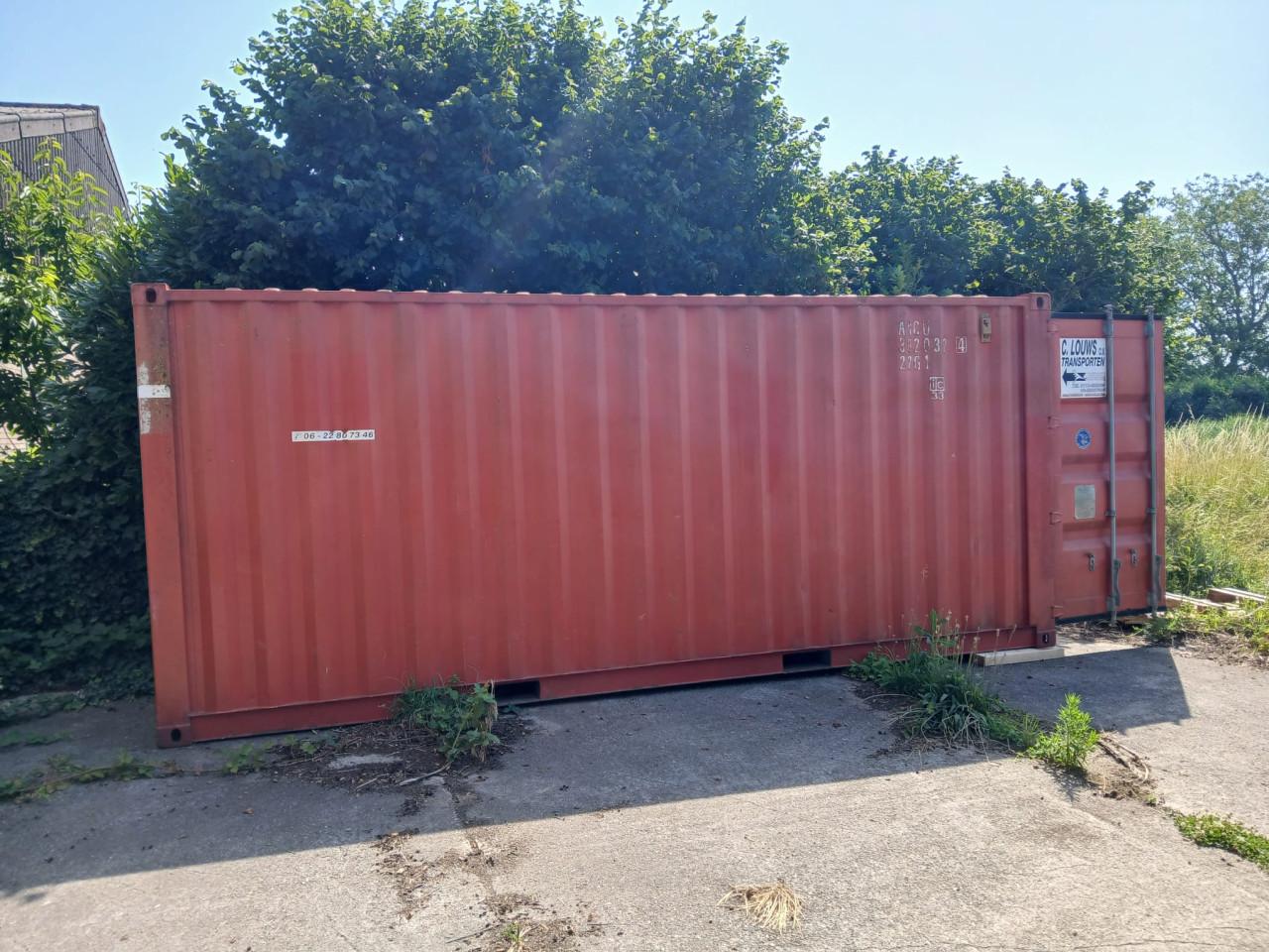 Opslagcontainer te huur tussen 's-Heerenhoek en Borssele