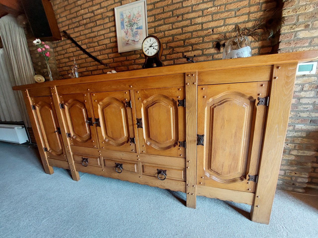 Eikenhouten kast