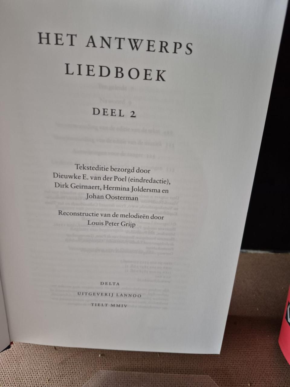 Het Antwerps Liedboek.