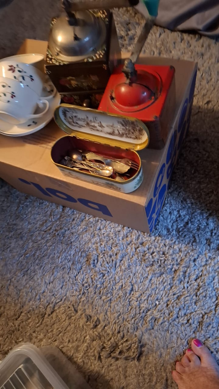 Oude koffiemolens.
