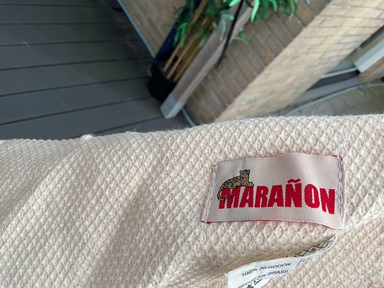 Hangstoel Maranon, kleur ecru