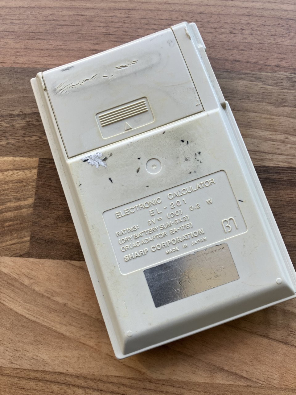 Vintage rekenmachine