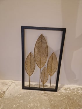 Decoratie gouden veren