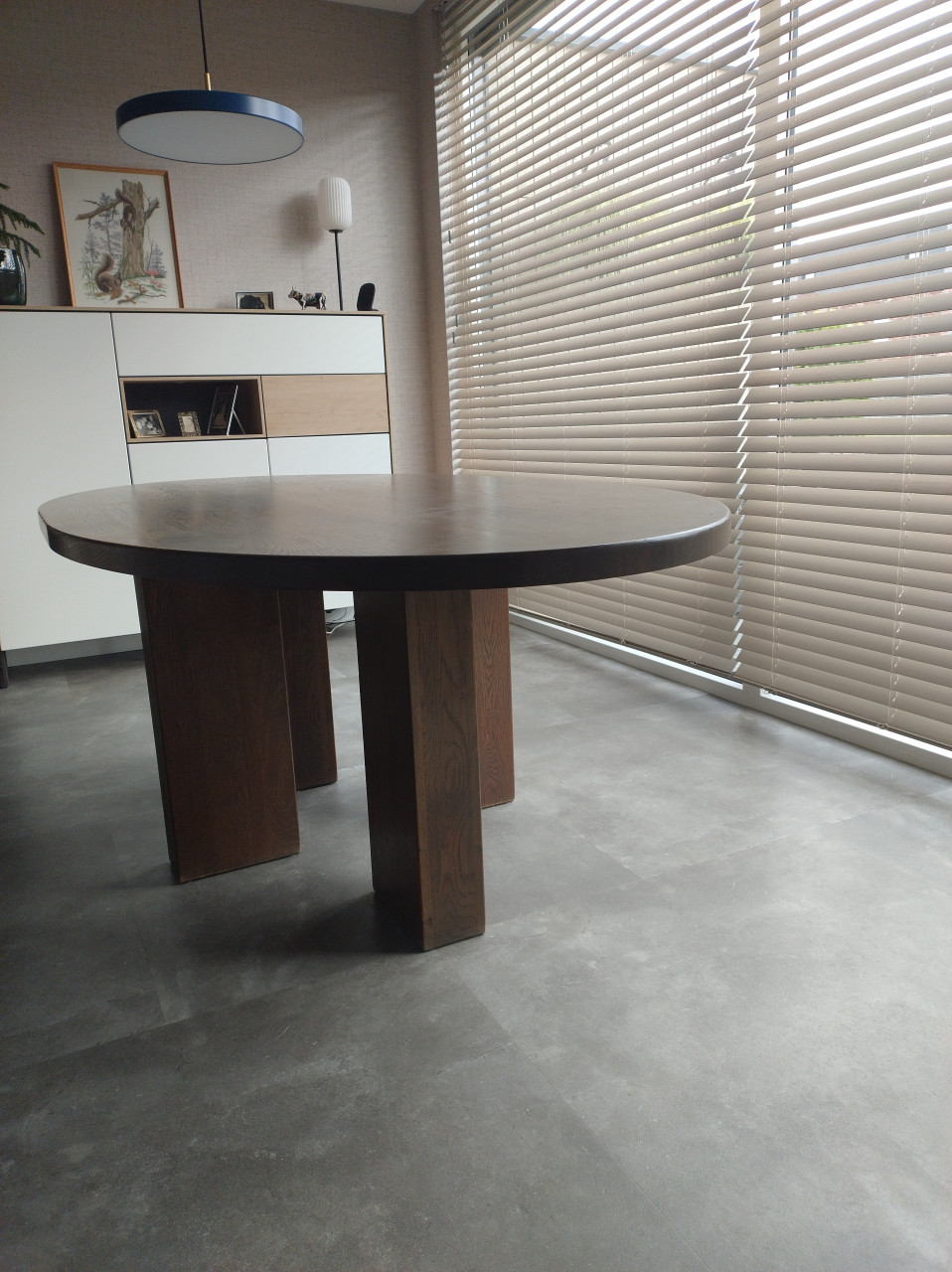 Eiken eettafel