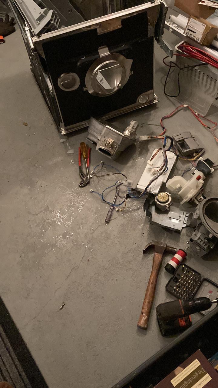 Siemens Zeolith vaatwasser SN 25M245EU/a7 in onderdelen