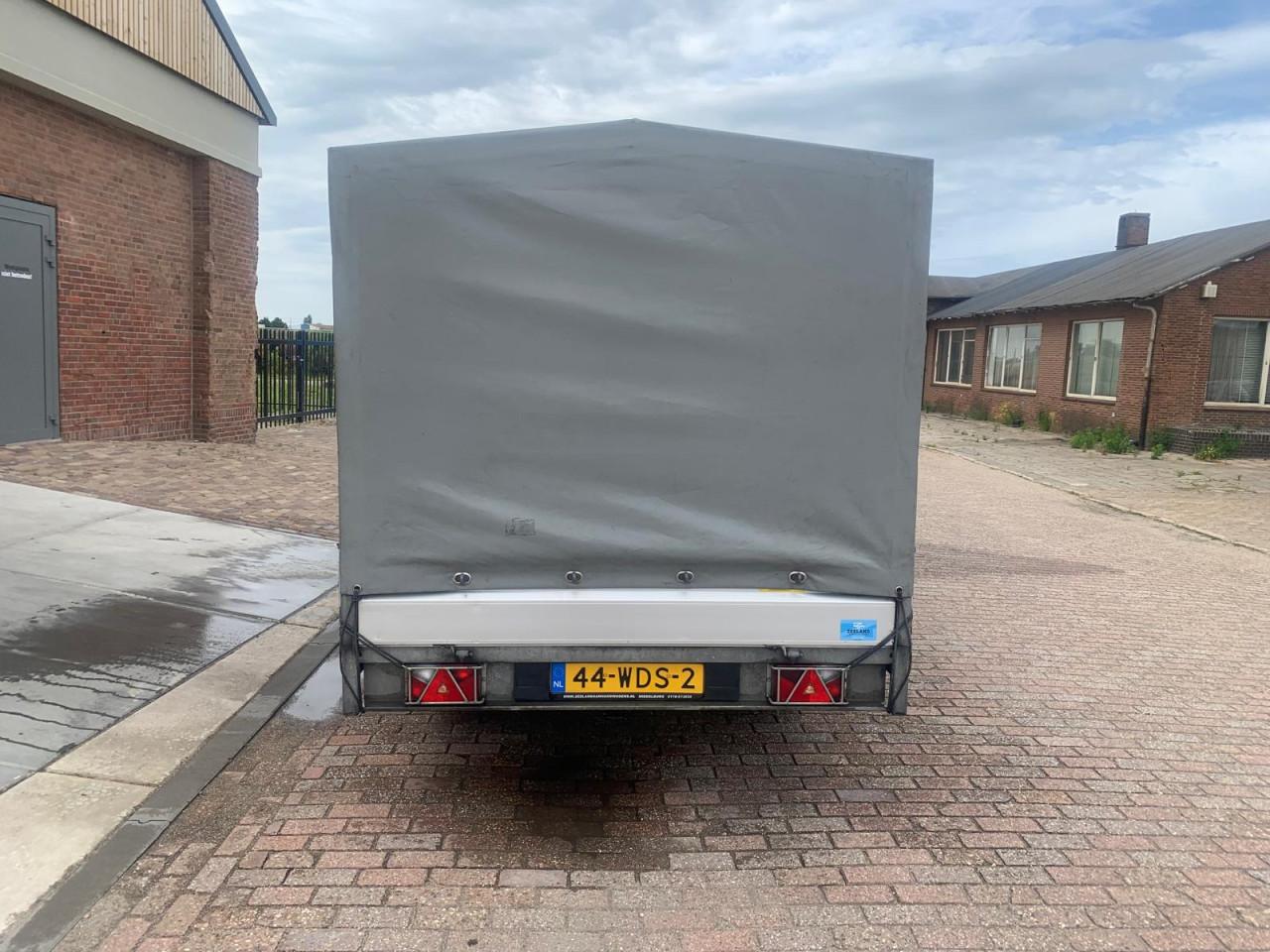 Hapert plateauwagen met huif tandemas 335x180x150cm BJ 2022 met onderhoudsb