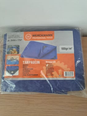 AFDEKZEIL BLAUW 3X4 METER