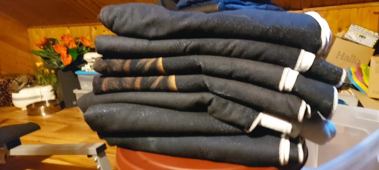 7 grote badlakens met mechelaar op.