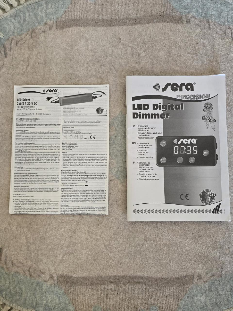 Te koop Sera led digital dimmer met adapter