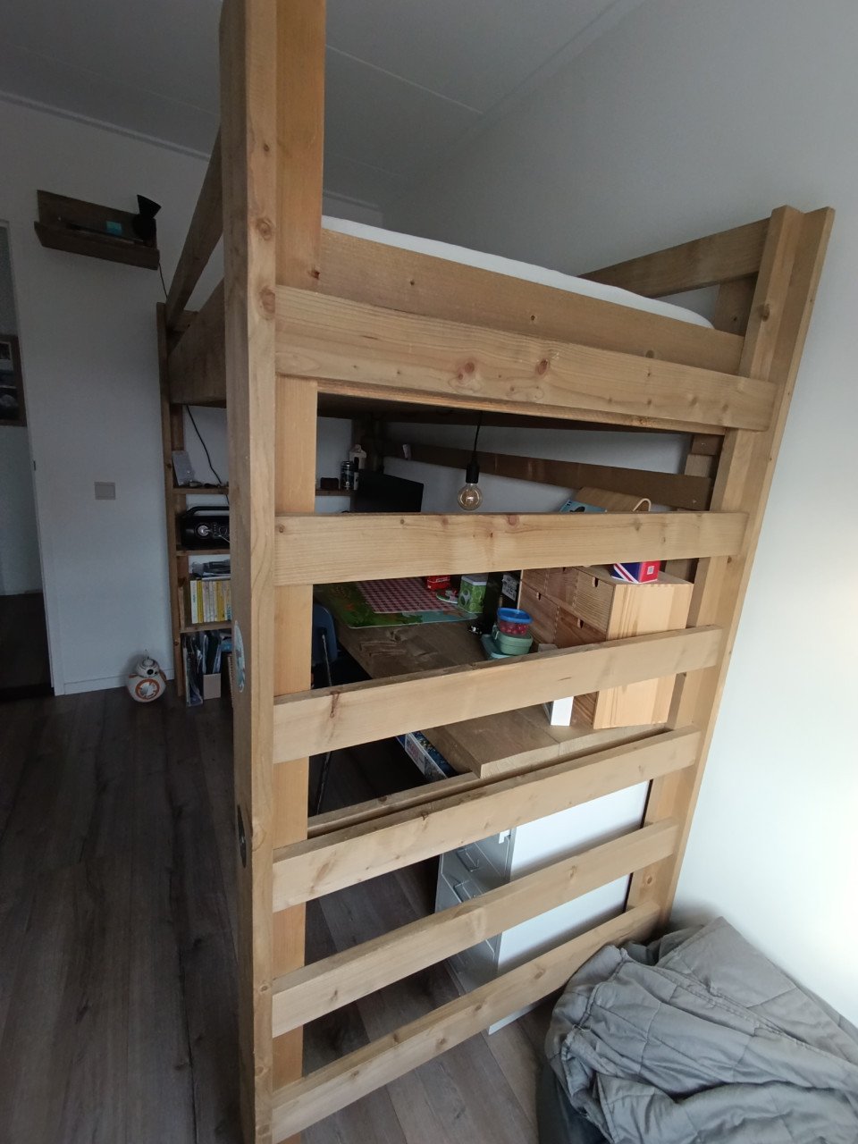 Steigerhout hoogslaper