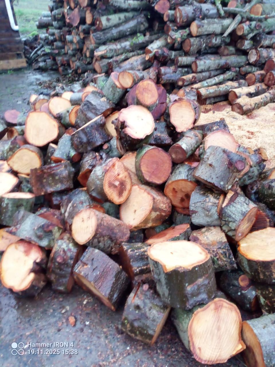 Openhaardhout, elzenhout blokken per kist