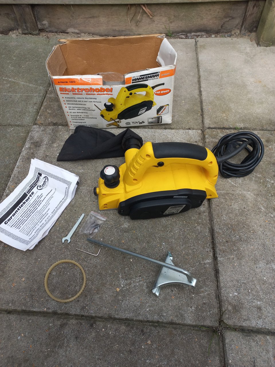 Electrohobel 710 w schaafmachine