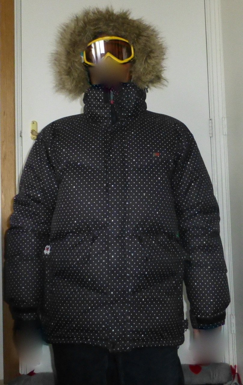 Ski-jas Quiksilver Snowboard, 80% dons, 20% veren