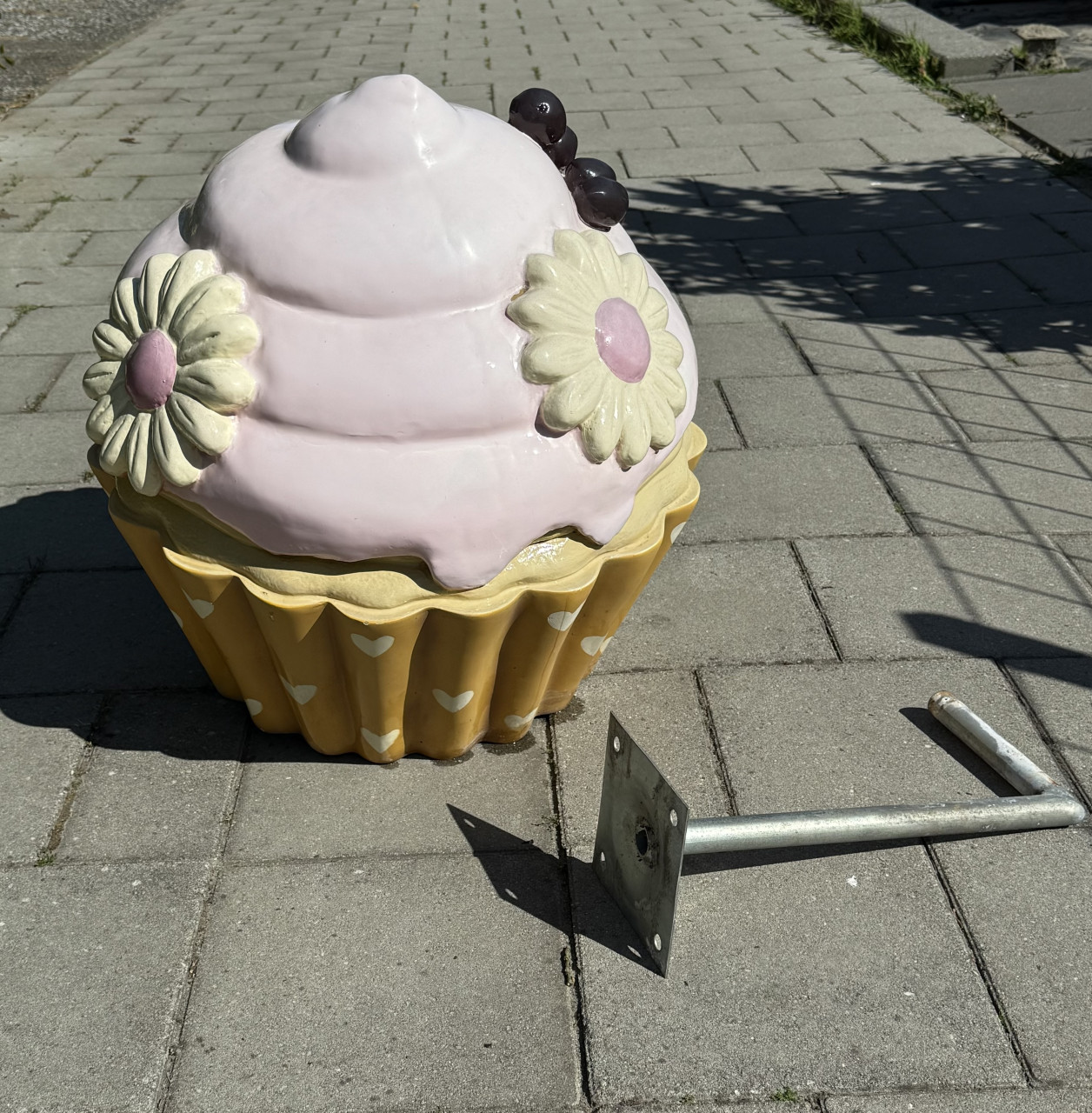 CUPCAKE XXL “om mee op te vallen” voor bakkerij, koffiecorner