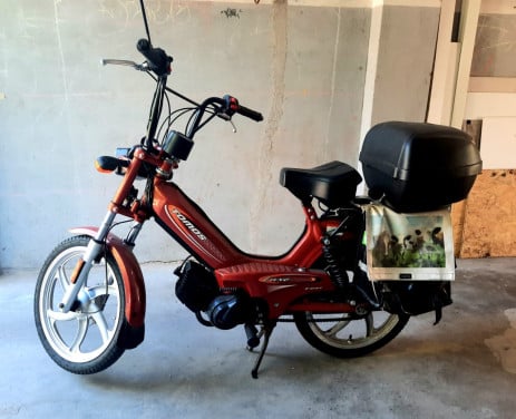 Tomos 25km luxe, kleur copper