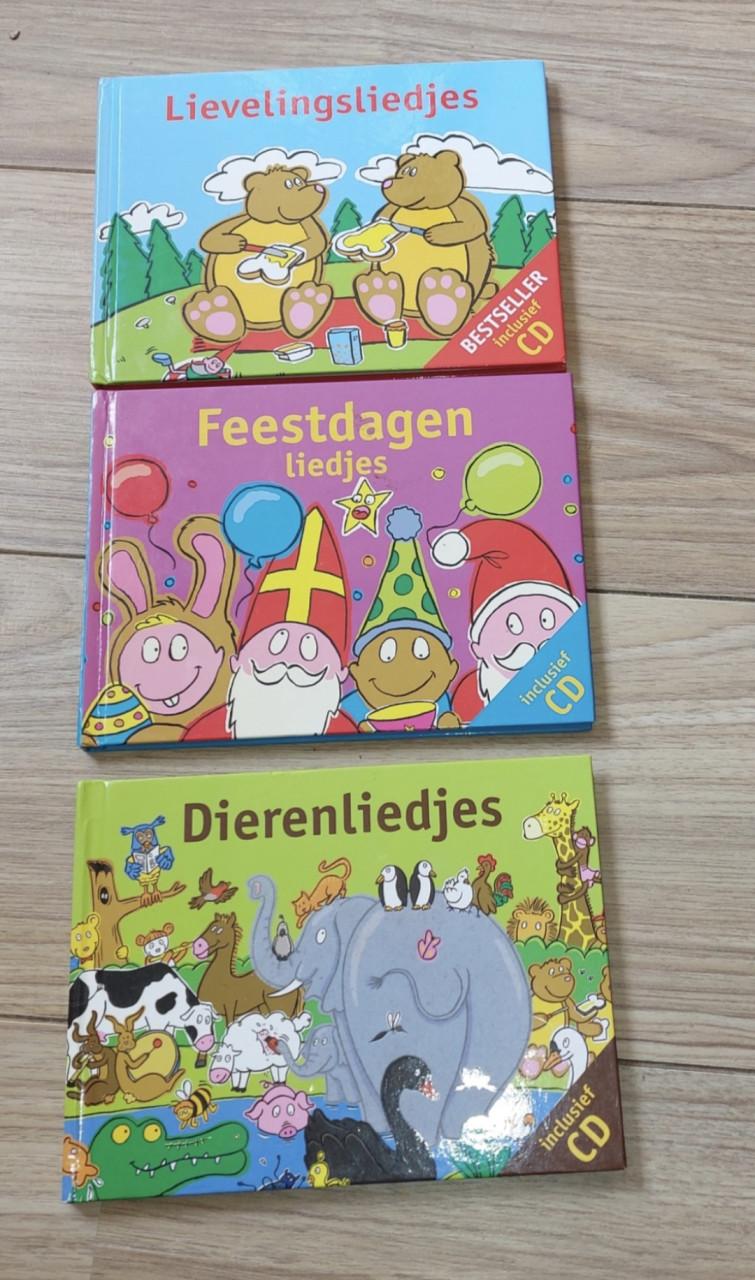 Kinderliedjes boekjes met cd