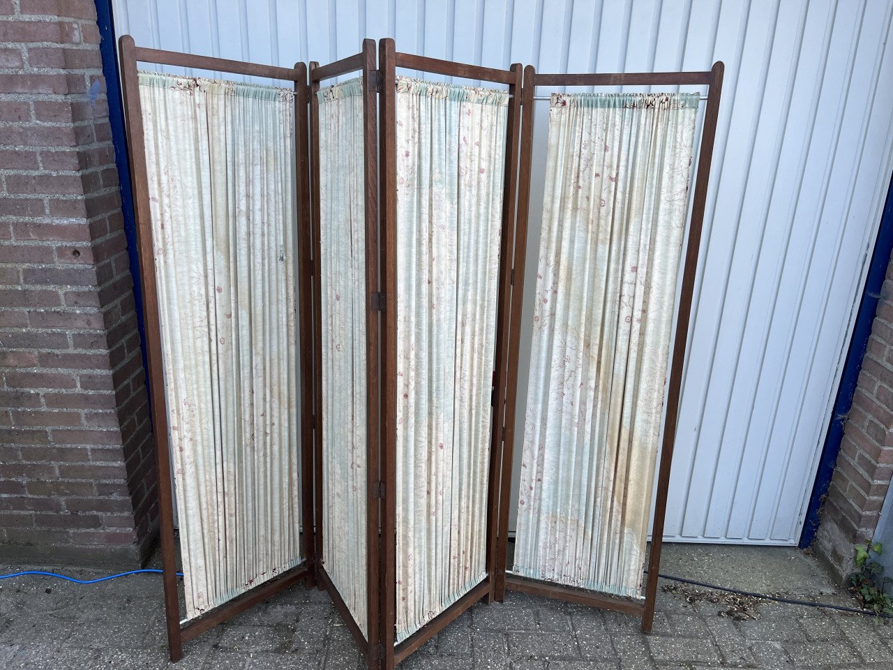 Kamerscherm, 4 panelen antiek