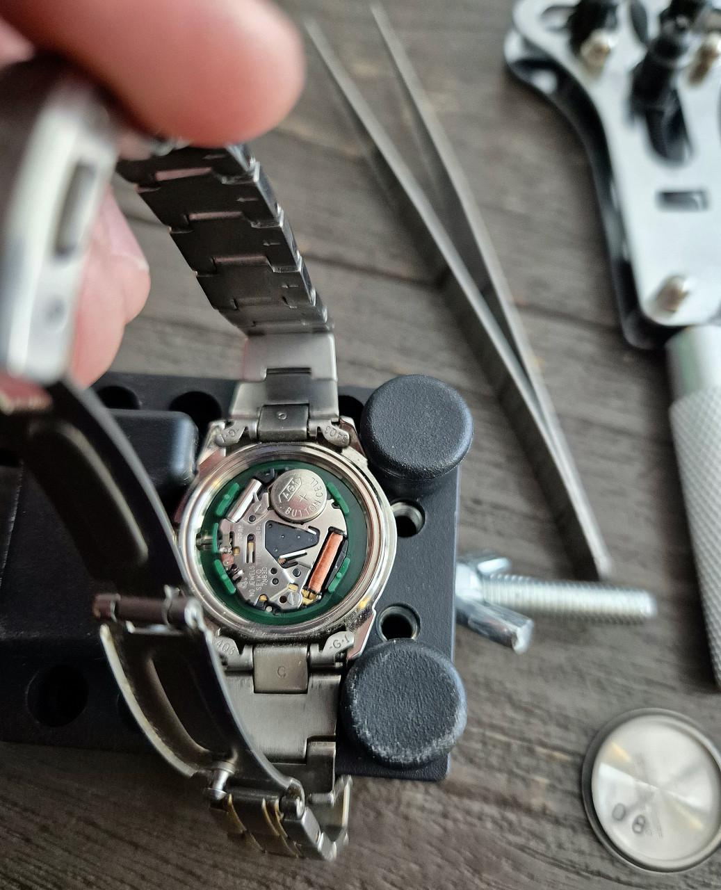 Seiko horloge titanium dames