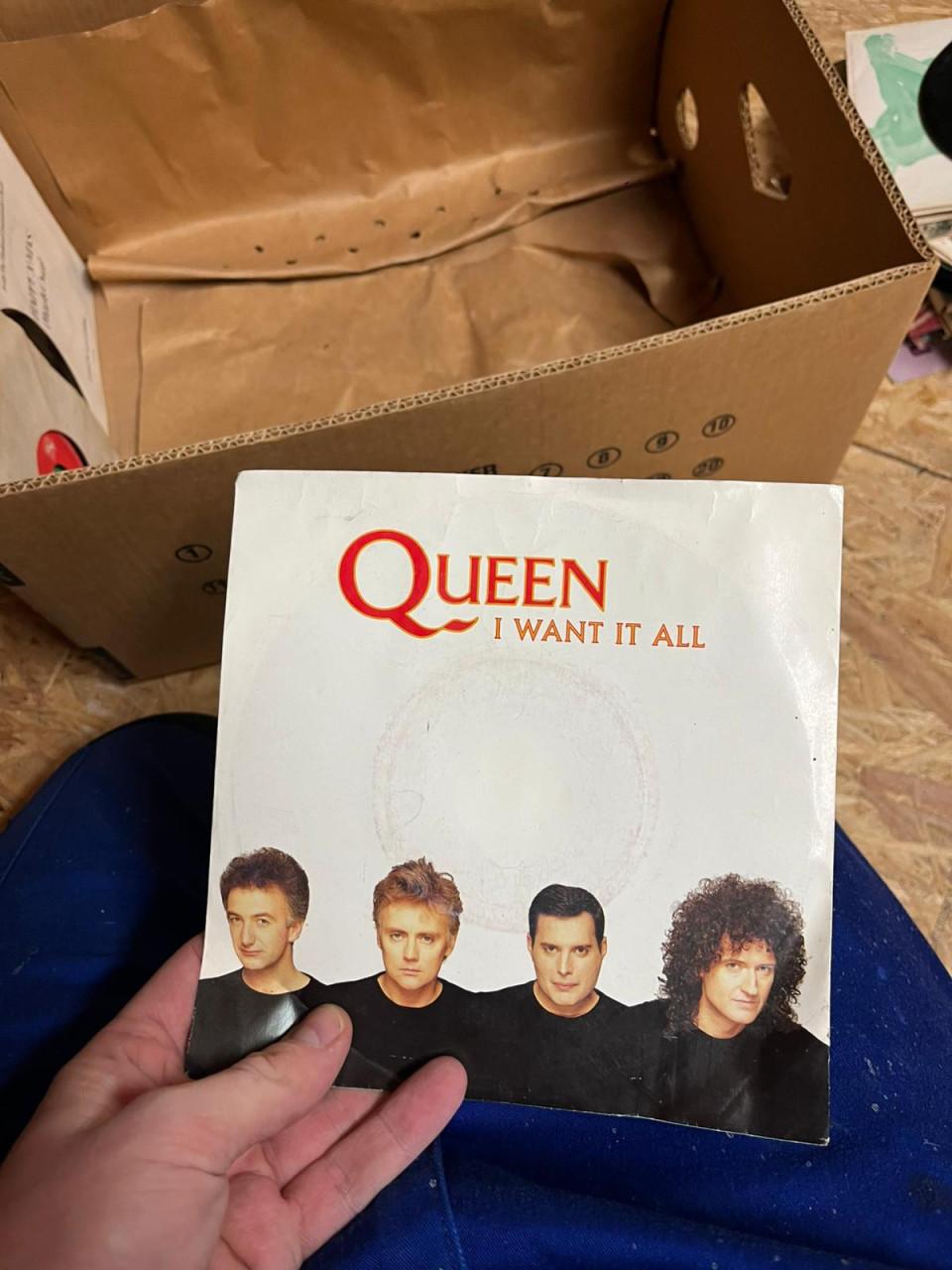 Doos met ca. 230st singles 7 inch