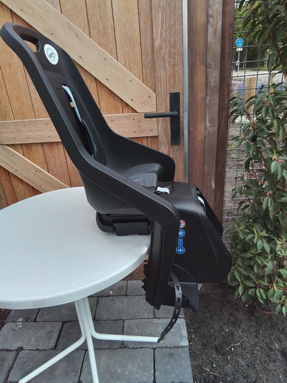 Nieuw fietsstoeltje