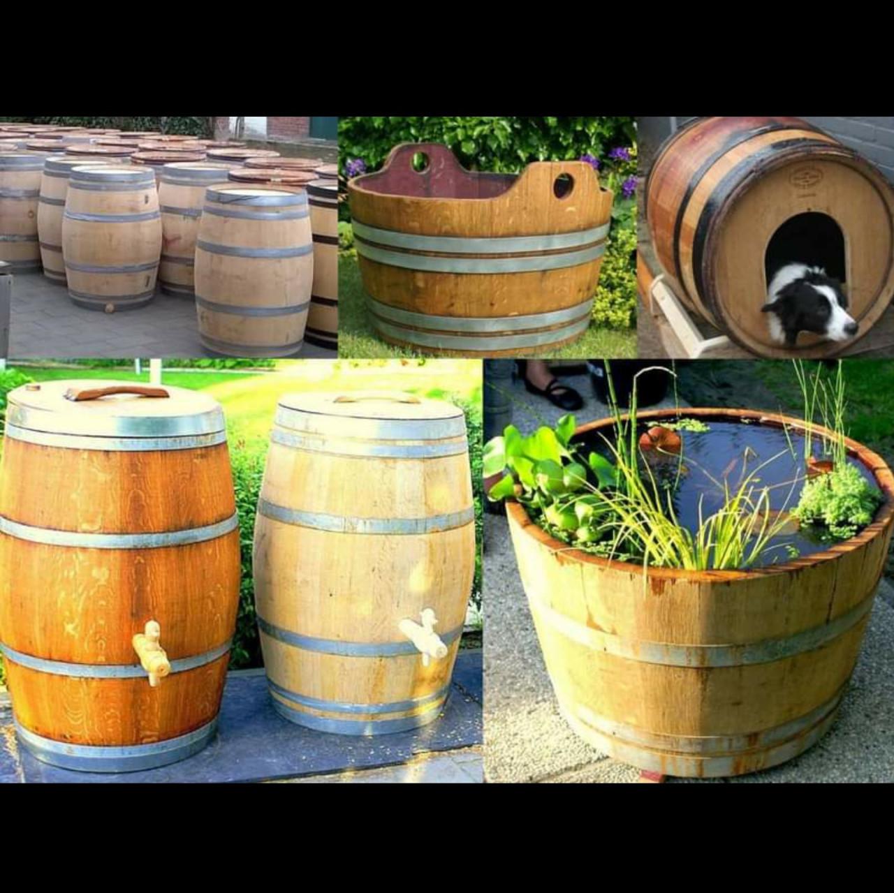 Drinkbak voor paard, geit, schaap, eikenhout