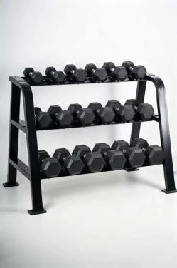 Professioneel stalen HEX dumbbellset
