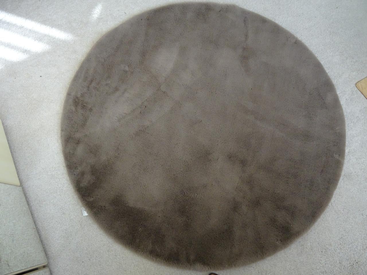 Bont tapijt met vleug.  Doorsnee 140cm