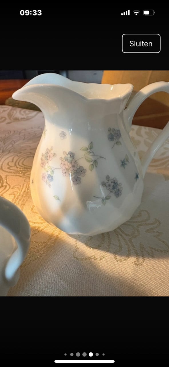 Suiker+ Melk kannetje van Wedgwood