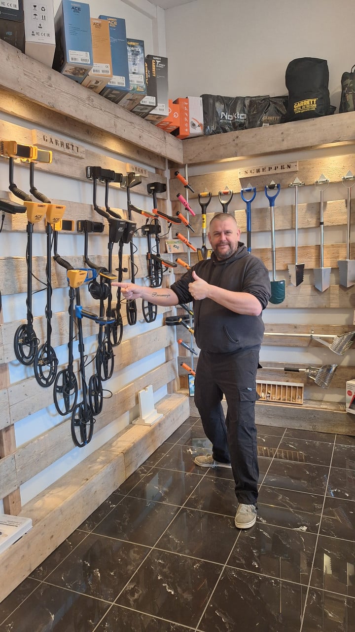 Metaaldetectie showroom De Detectorshop Serooskerke (Walcheren)