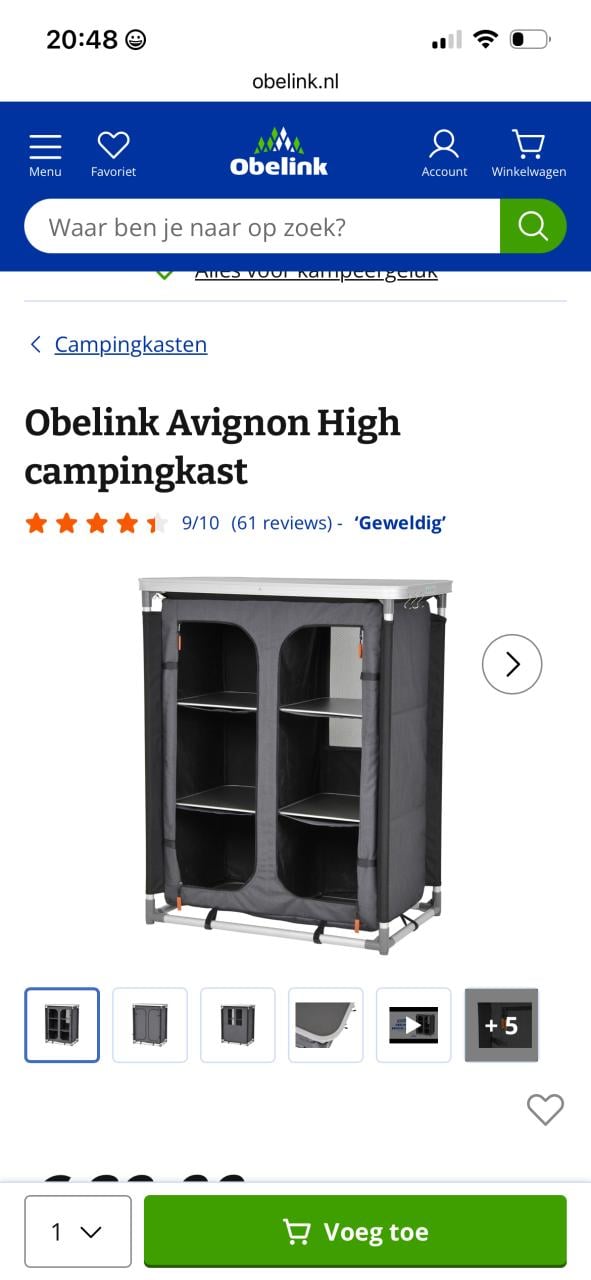 Camping kast