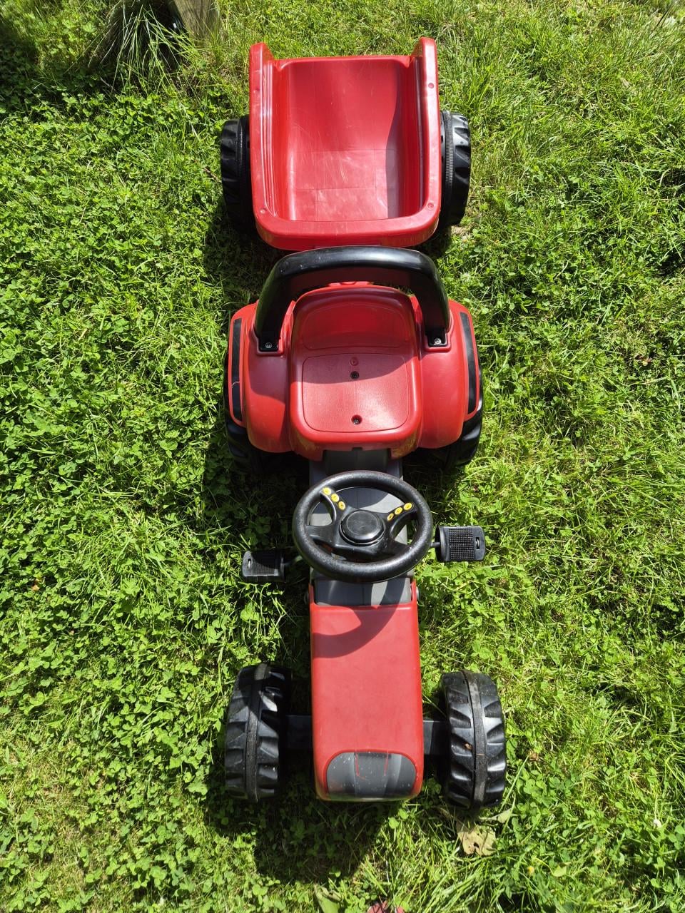 Rollykid traptractor met aanhanger (Rolly Toys)