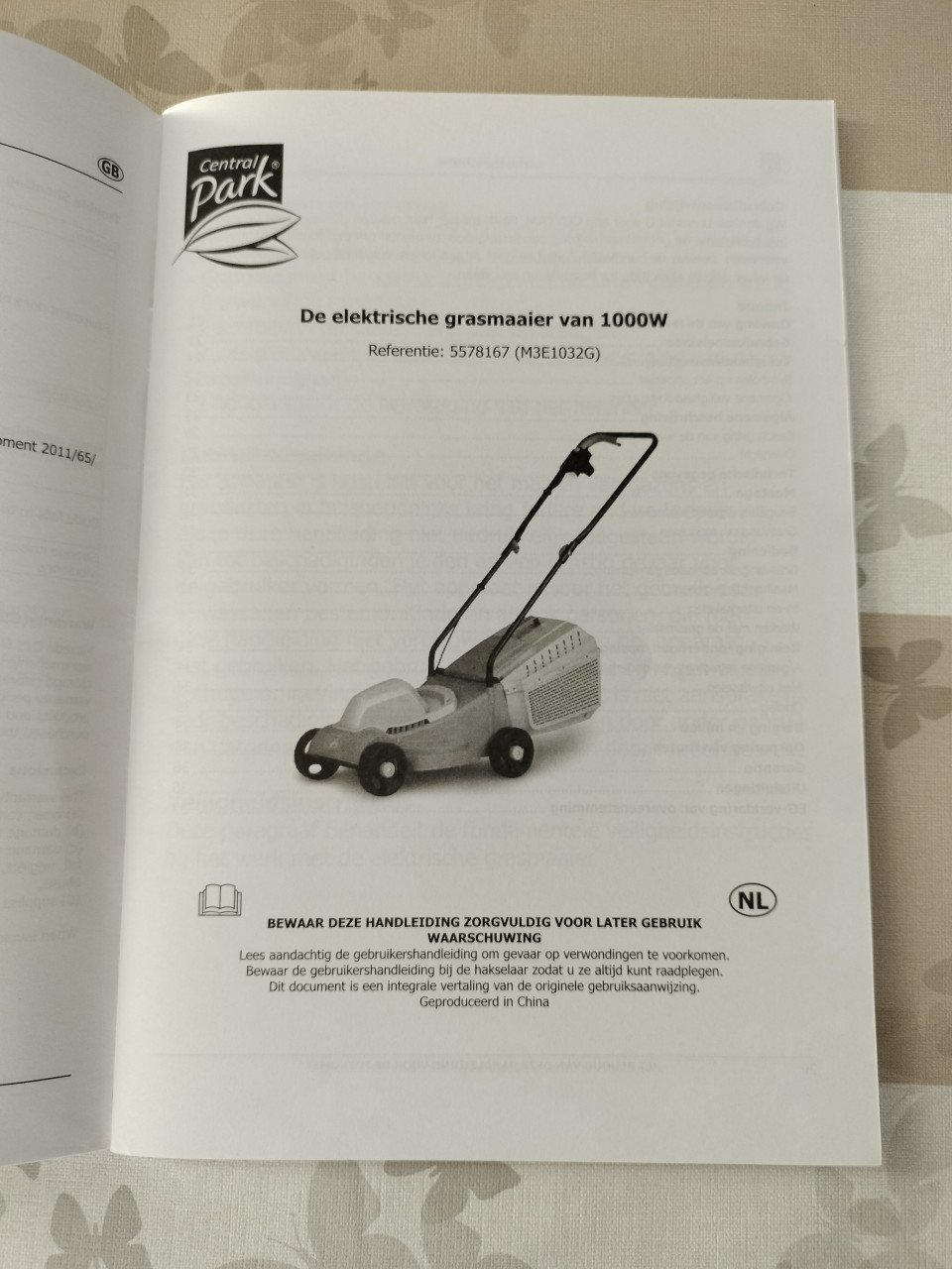 Electrische grasmaaier