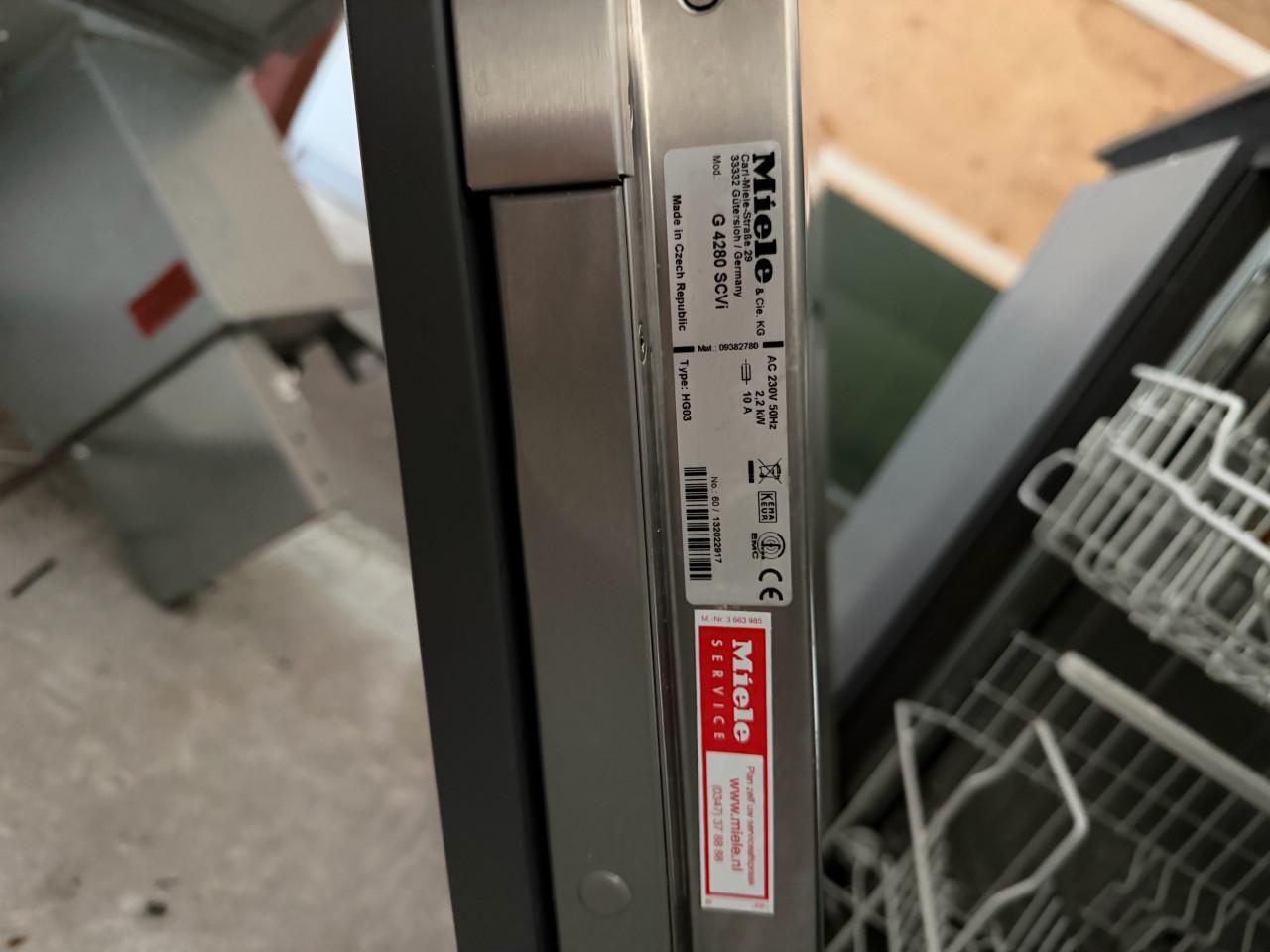 Miele vaatwasser - G 4280 SCVi